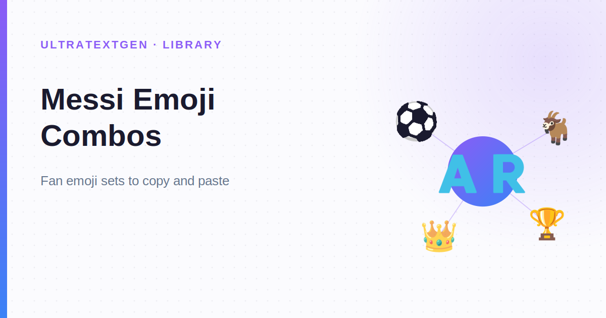 Messi Emoji Combos 🇦🇷⚽🐐 Copy & Paste