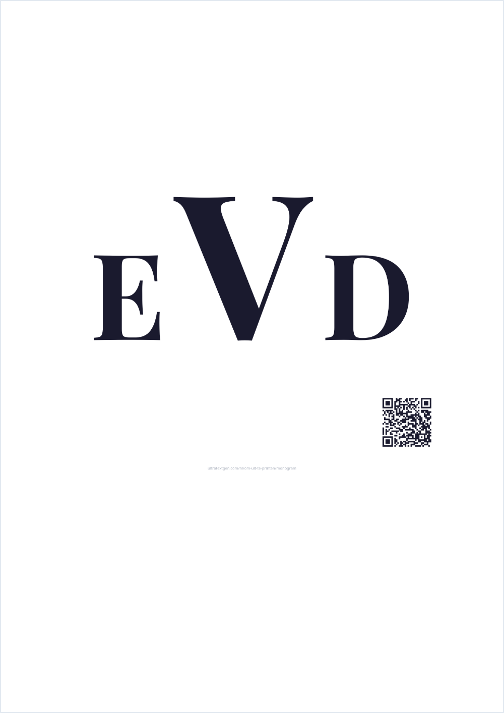 Monogram maken