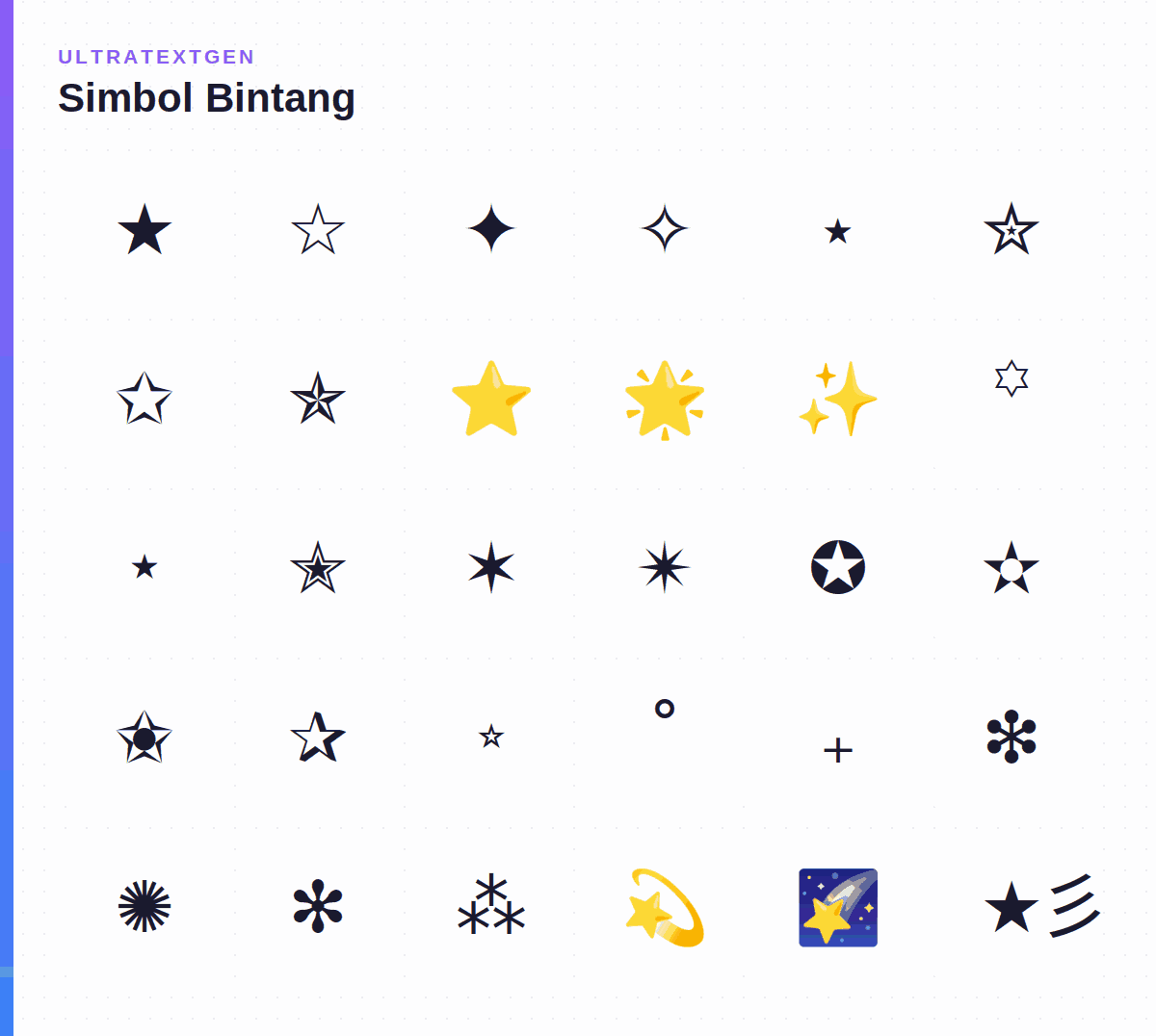 Simbol Bintang