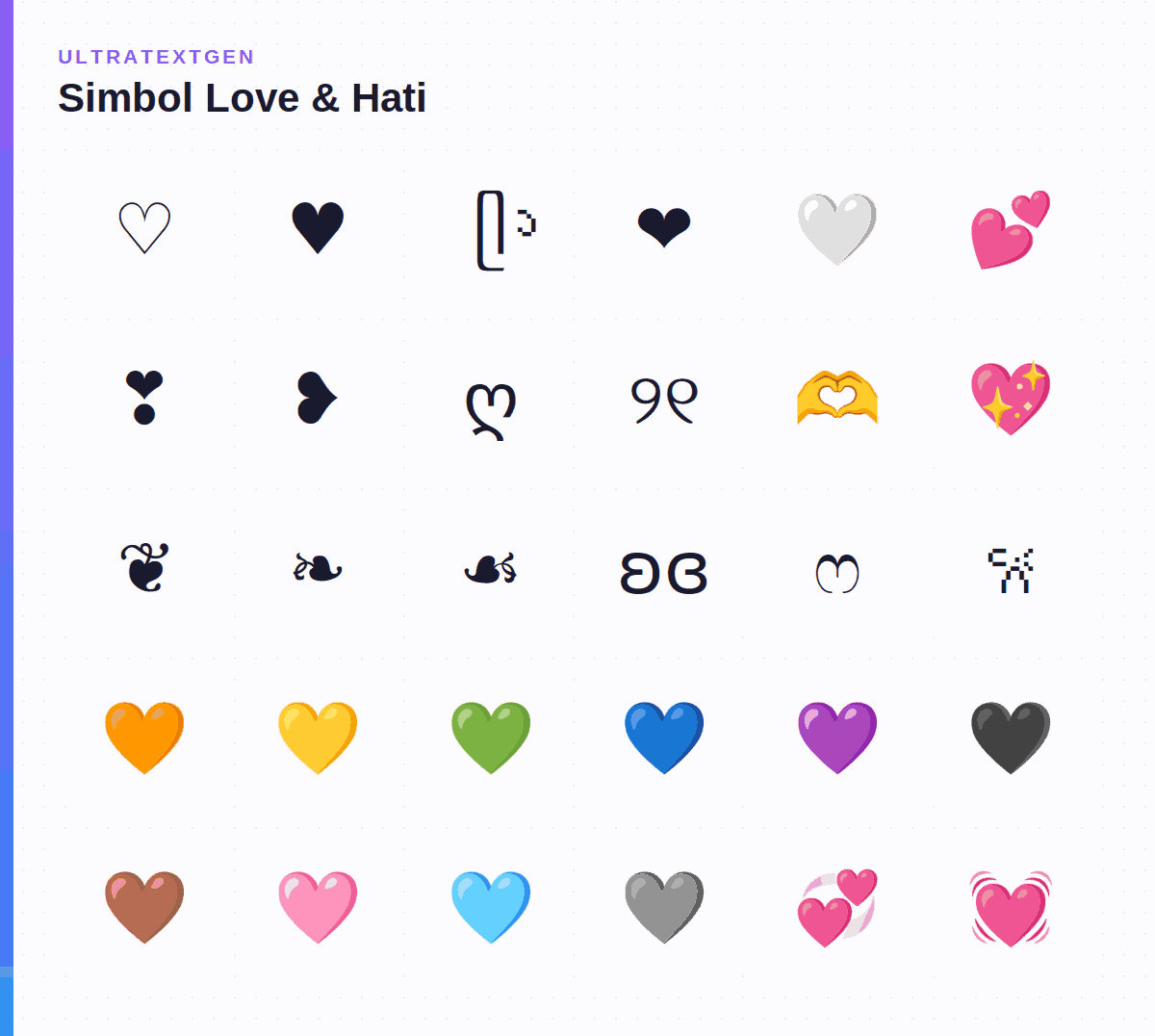 Simbol Love & Hati